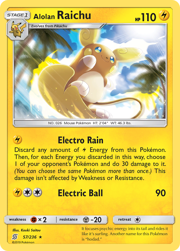 Alolan Raichu (57/236) [Sun & Moon: Unified Minds] | Good Games Adelaide SA