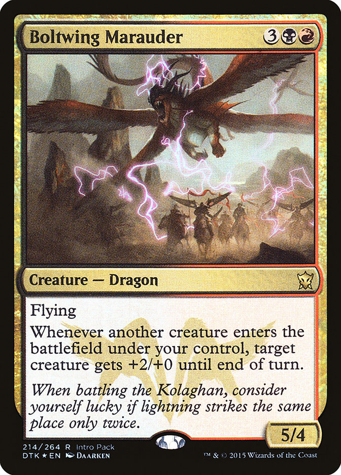 Boltwing Marauder [Dragons of Tarkir Promos] | Good Games Adelaide SA