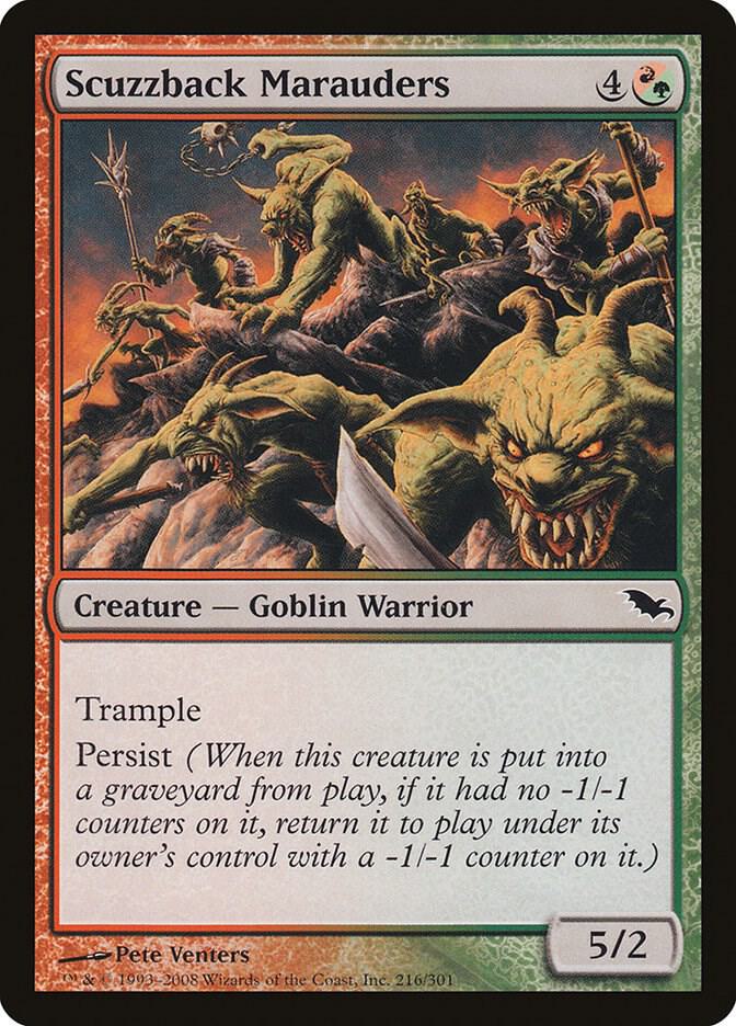 Scuzzback Marauders 216 (Shadowmoor)  - Foil | Good Games Adelaide SA