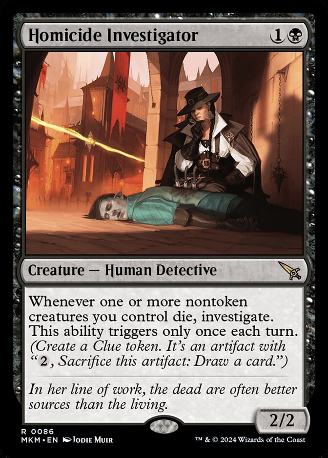 Homicide Investigator 86 (Murders at Karlov Manor)  - Foil | Good Games Adelaide SA