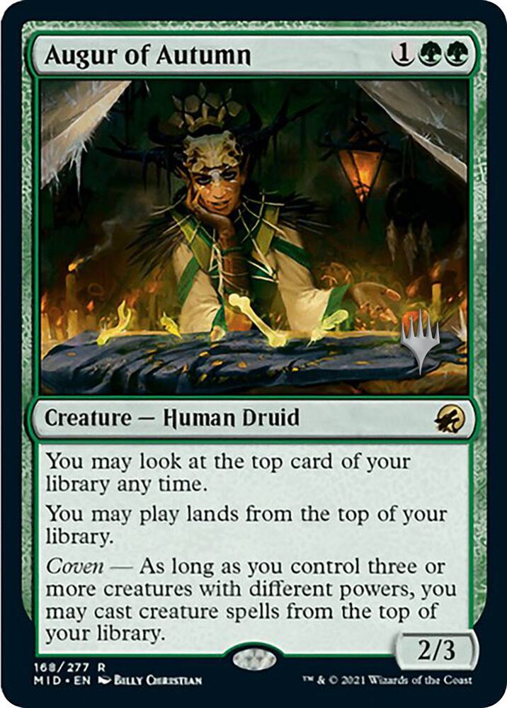 Augur of Autumn 168 (Promo Pack: Innistrad: Midnight Hunt)  - Foil | Good Games Adelaide SA