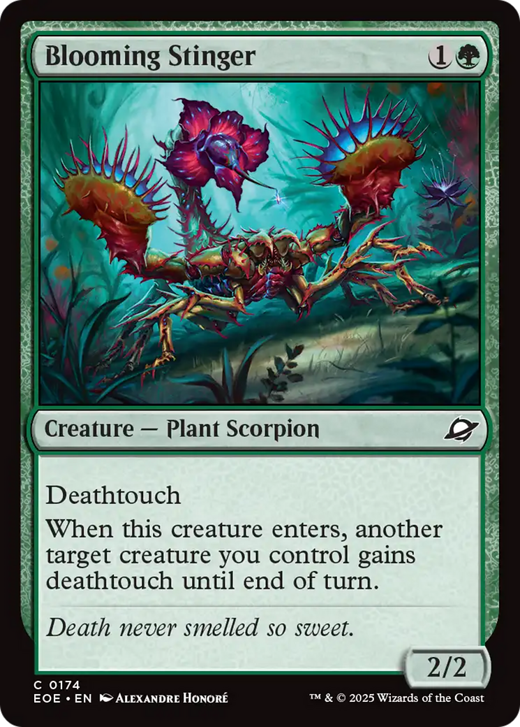 Blooming Stinger [Edge of Eternities] | Good Games Adelaide SA