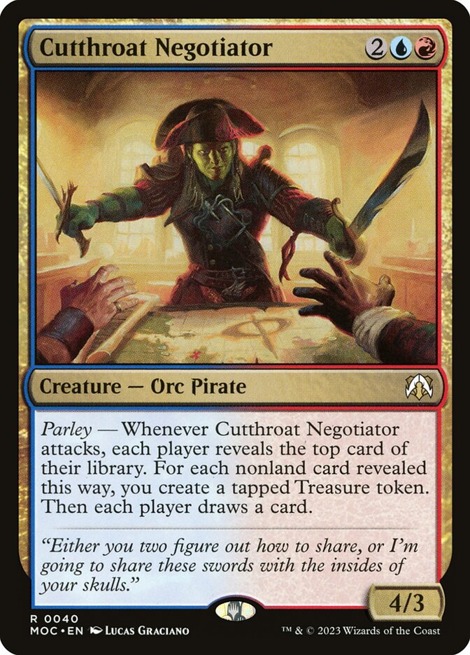 Cutthroat Negotiator 40 (Commander: March of the Machine)  | Good Games Adelaide SA