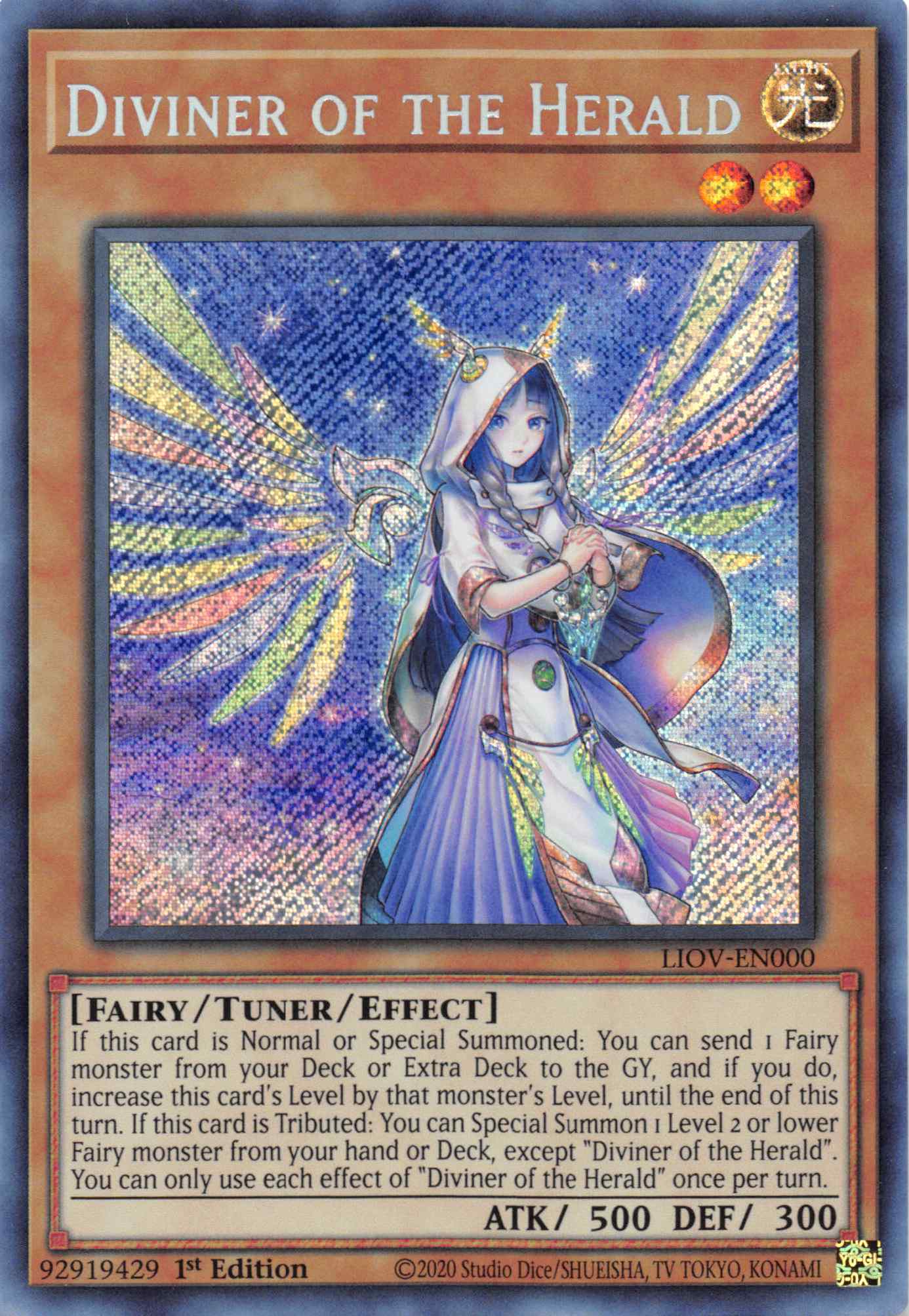 Diviner of the Herald [LIOV-EN000] Secret Rare | Good Games Adelaide SA