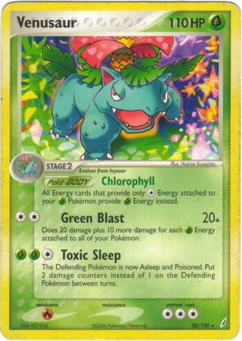 Venusaur 28 100 EX Crystal Guardians 028/100 (Deck Exclusives)  - Holofoil | Good Games Adelaide SA