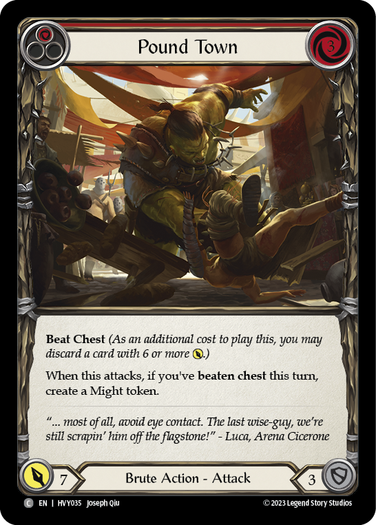 Pound Town (Red) [HVY035] (Heavy Hitters) | Good Games Adelaide SA