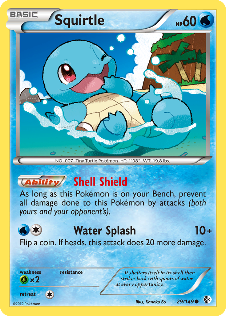 Squirtle (29/149) [Black & White: Boundaries Crossed] | Good Games Adelaide SA
