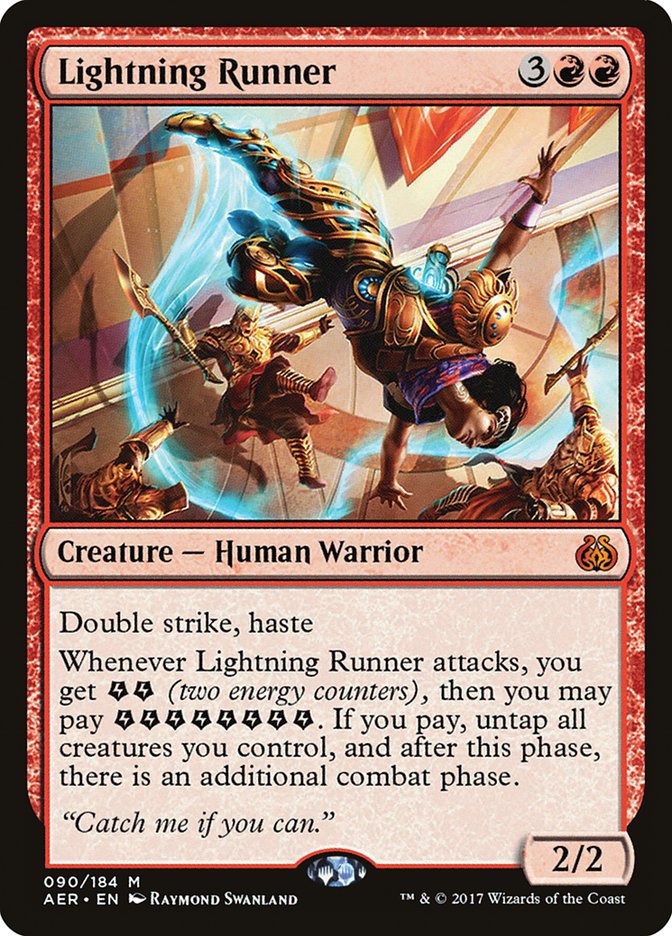 Lightning Runner 90 (Aether Revolt)  - Foil | Good Games Adelaide SA