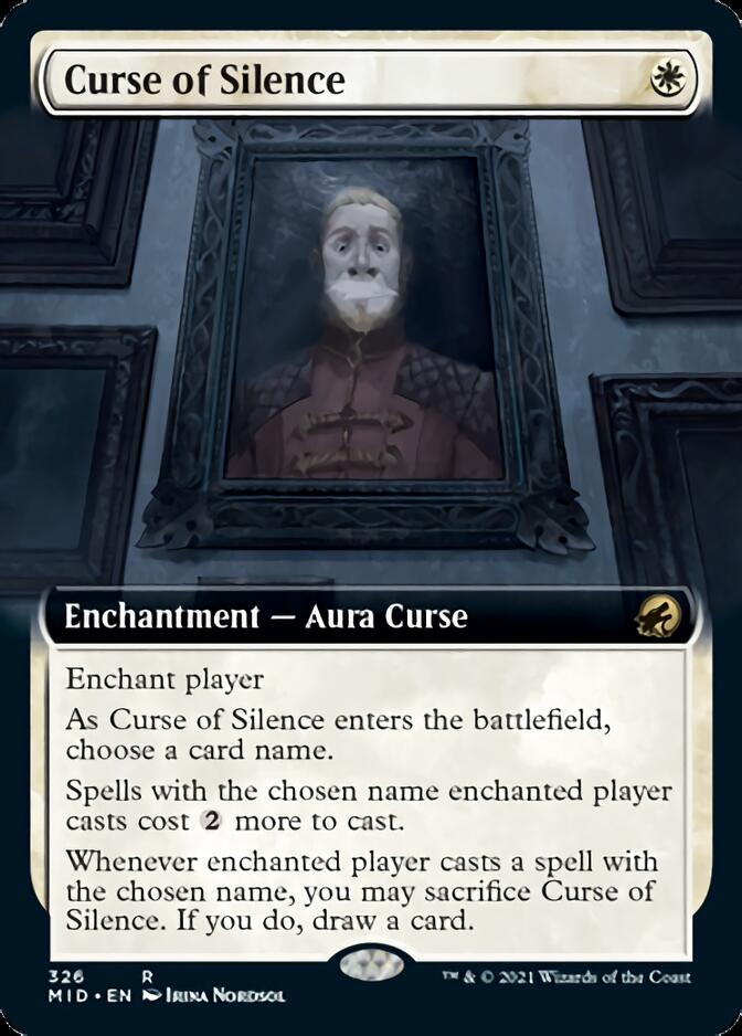 Curse of Silence (Extended) [Innistrad: Midnight Hunt] | Good Games Adelaide SA