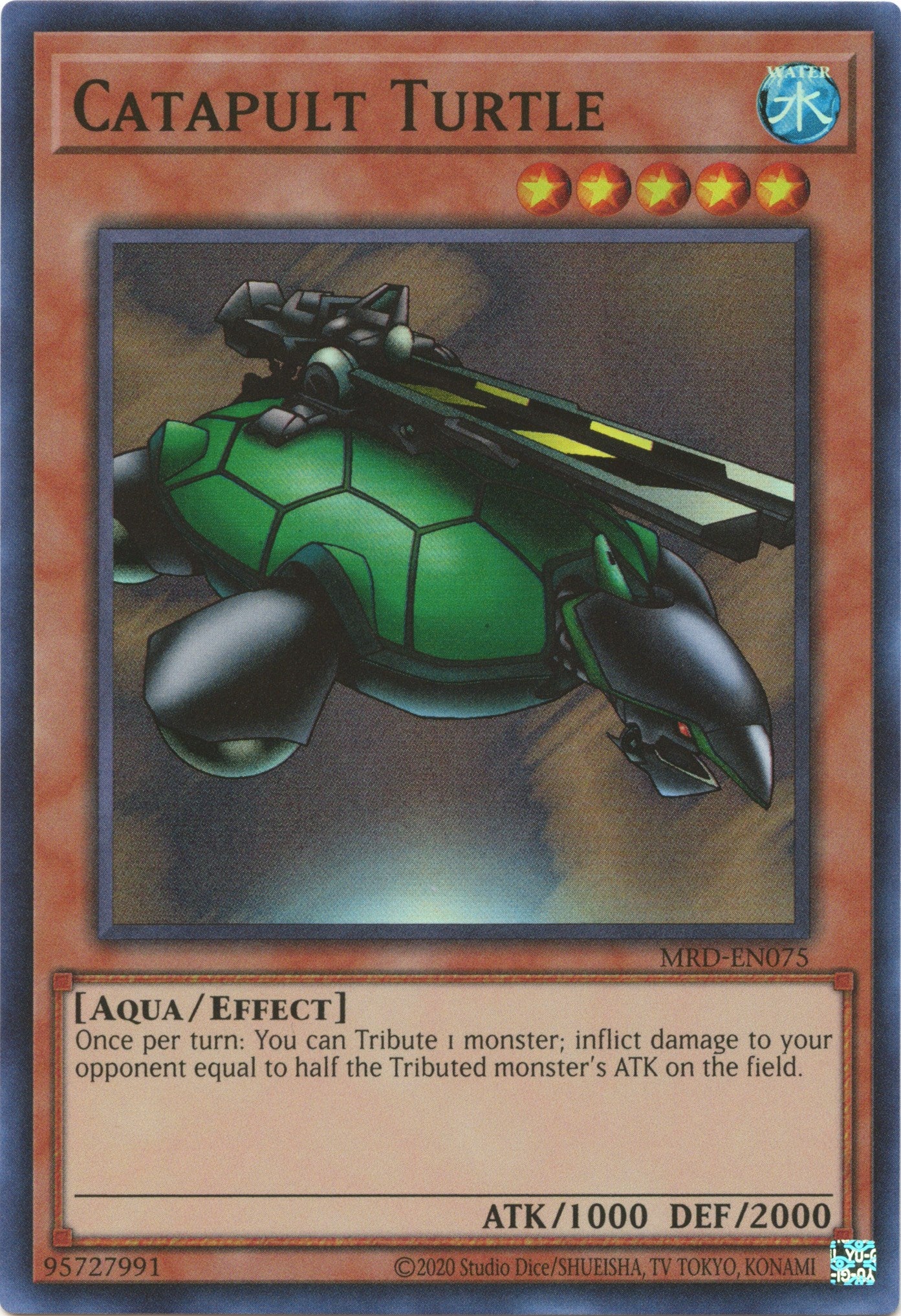 Catapult Turtle (25th Anniversary) [MRD-EN075] Super Rare | Good Games Adelaide SA