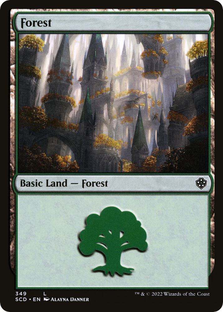 Forest 349 (Starter Commander Decks)  | Good Games Adelaide SA