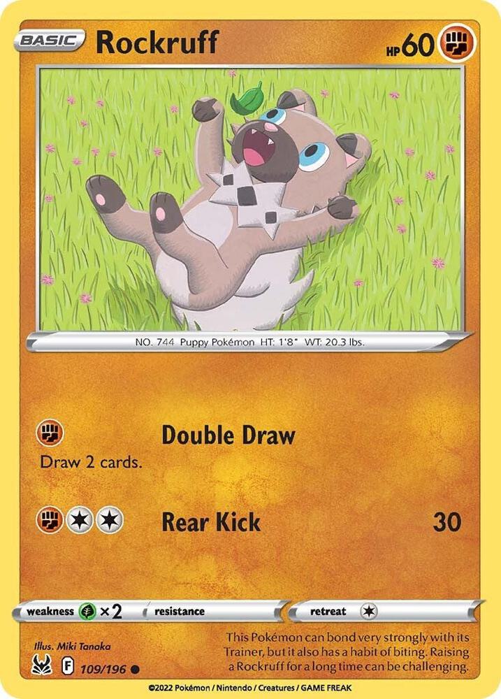 Rockruff 109/196 (SWSH11: Lost Origin)  | Good Games Adelaide SA