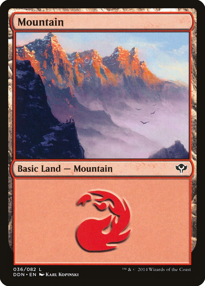 Mountain (36) [Duel Decks: Speed vs. Cunning] | Good Games Adelaide SA