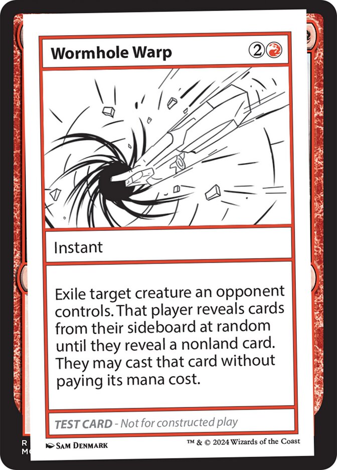 Wormhole Warp  (Mystery Booster 2 Playtest Cards)  | Good Games Adelaide SA
