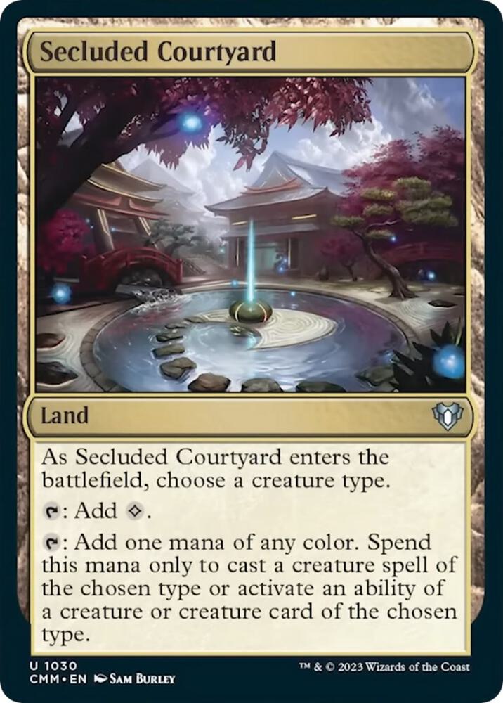 Secluded Courtyard 1030 (Commander Masters)  | Good Games Adelaide SA
