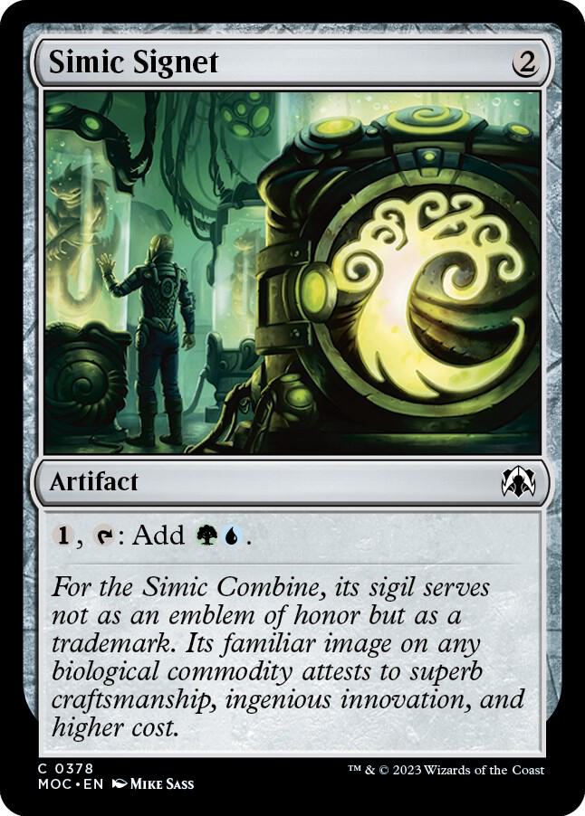 Simic Signet 378 (Commander: March of the Machine)  | Good Games Adelaide SA