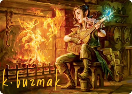Wish Art Card (Gold-Stamped Signature) [Dungeons & Dragons: Adventures in the Forgotten Realms Art Series] | Good Games Adelaide SA