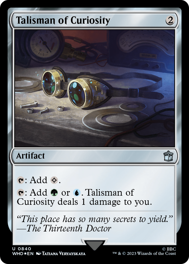 Talisman of Curiosity (Surge Foil) [Doctor Who] | Good Games Adelaide SA