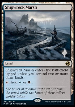 Shipwreck Marsh (Promo Pack) [Innistrad: Midnight Hunt Promos] | Good Games Adelaide SA