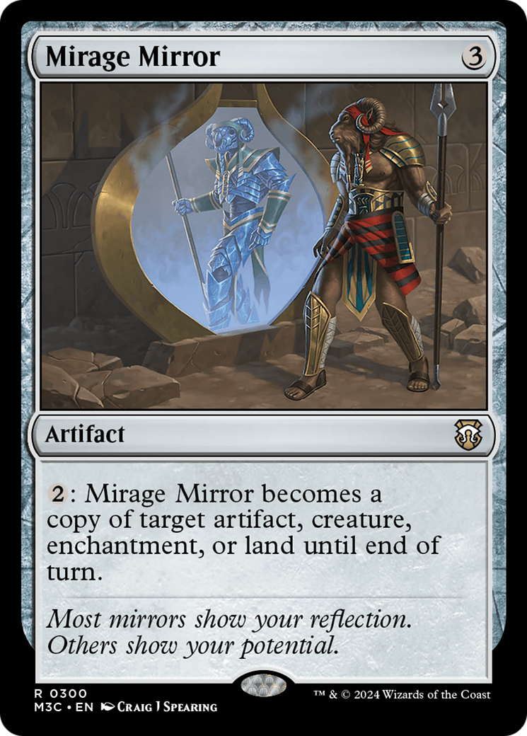 Mirage Mirror (Ripple Foil) [Modern Horizons 3 Commander] | Good Games Adelaide SA