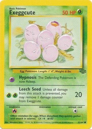 Exeggcute (52/64) [Jungle Unlimited] | Good Games Adelaide SA