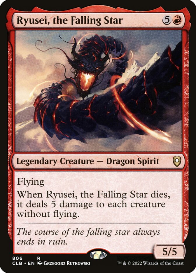 Ryusei, the Falling Star 806 (Commander Legends: Battle for Baldur's Gate)  | Good Games Adelaide SA