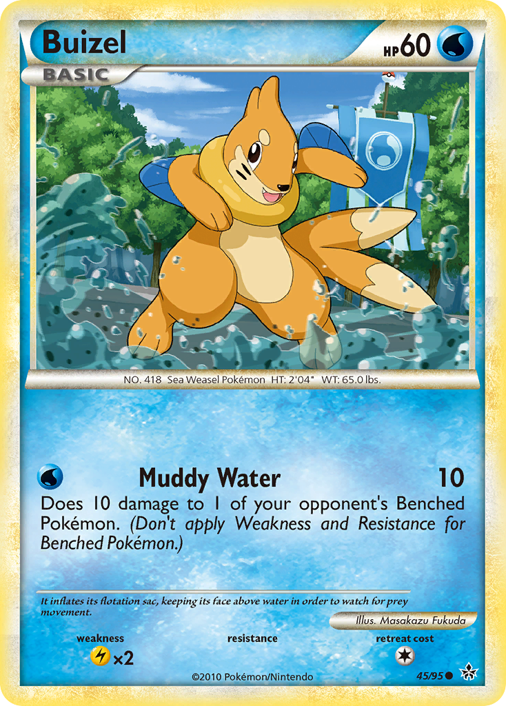 Buizel (45/95) [HeartGold & SoulSilver: Unleashed] | Good Games Adelaide SA