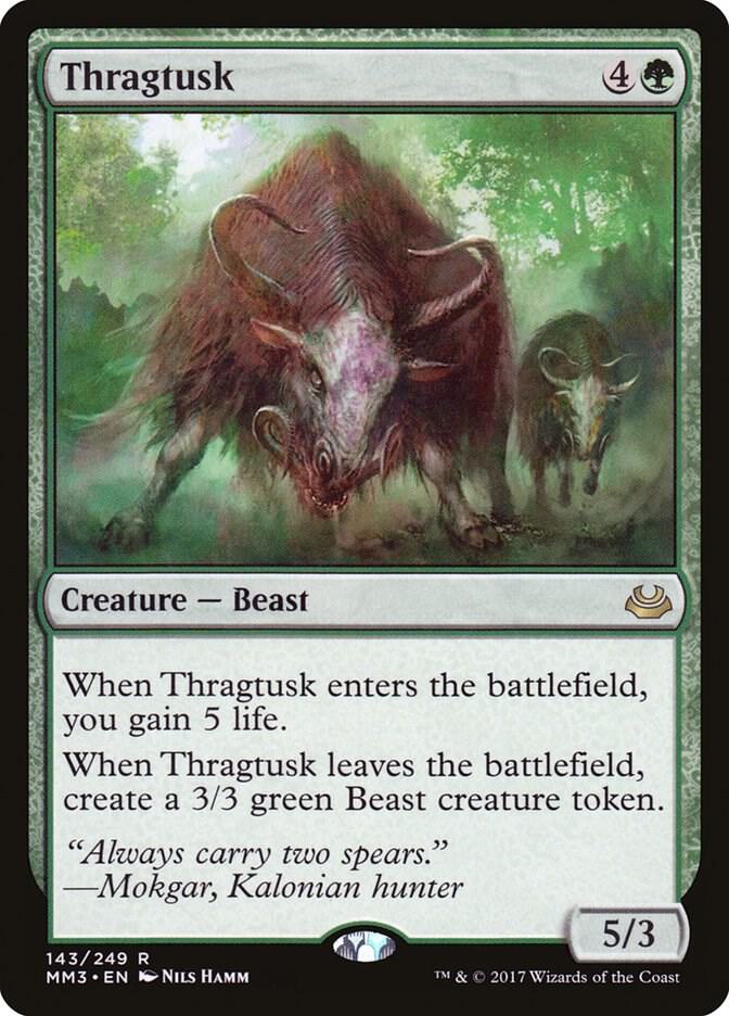 Thragtusk 143 (Modern Masters 2017)  - Foil | Good Games Adelaide SA