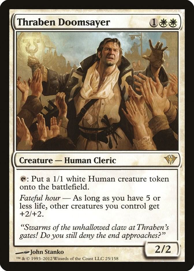 Thraben Doomsayer 25 (Dark Ascension)  - Foil | Good Games Adelaide SA