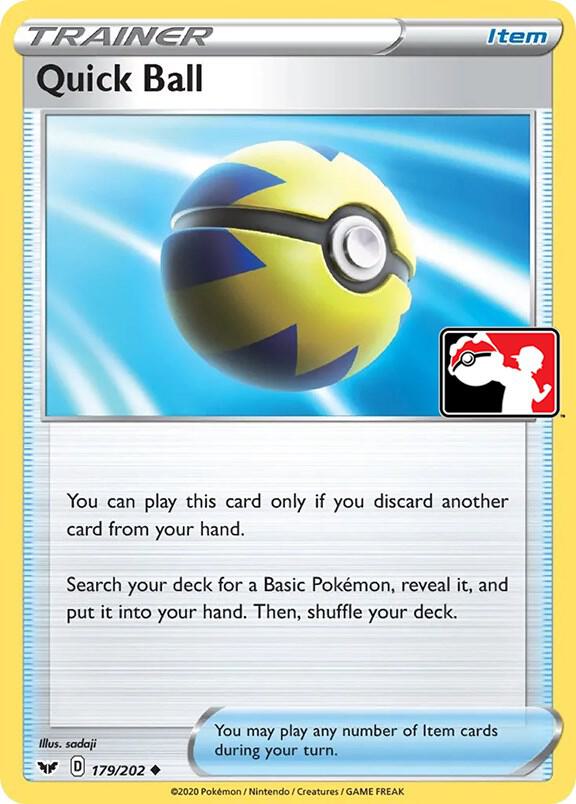 Quick Ball Series 1 179/202 (Prize Pack Series Cards)  | Good Games Adelaide SA