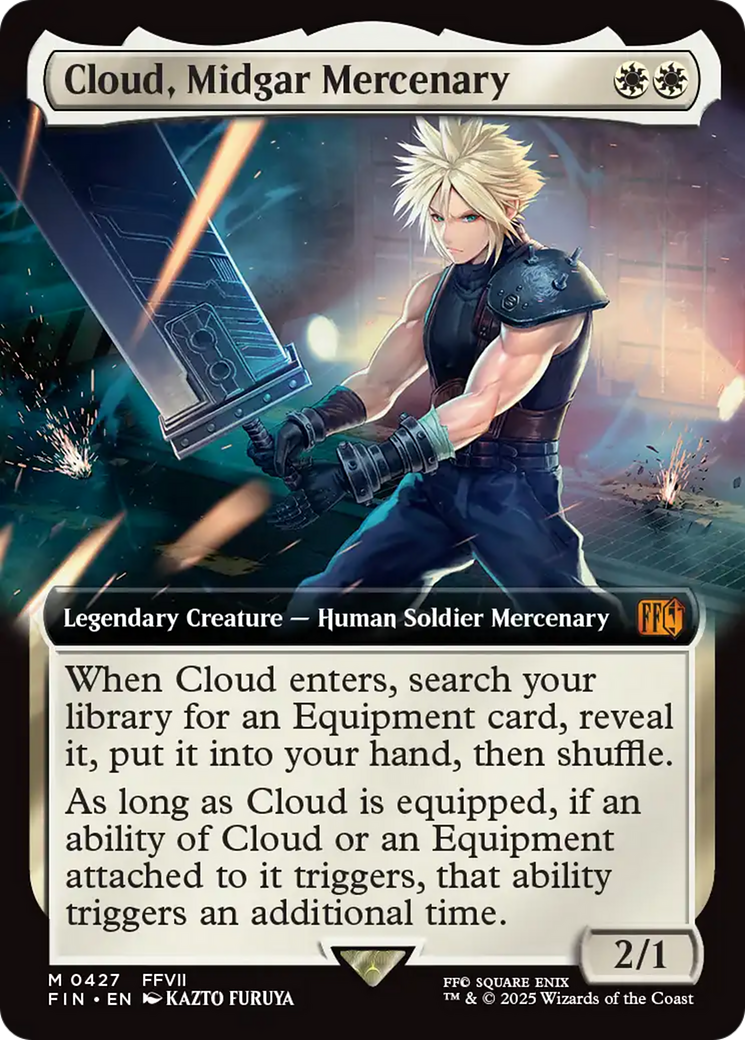 Cloud, Midgar Mercenary (Extended Art) [FINAL FANTASY] | Good Games Adelaide SA