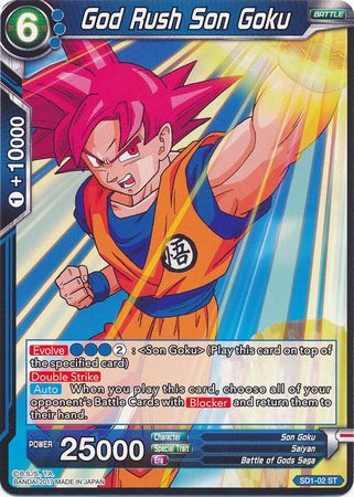 God Rush Son Goku (Starter Deck - The Awakening) [SD1-02] | Good Games Adelaide SA