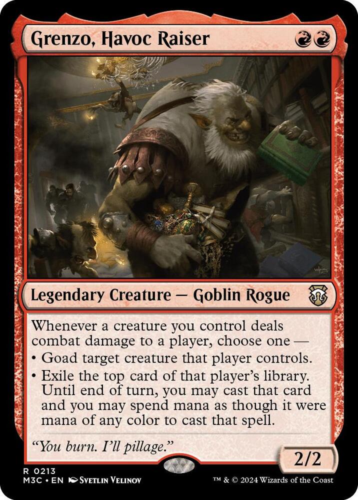 Grenzo, Havoc Raiser 213/411 (Commander: Modern Horizons 3)  - Ripple Foil | Good Games Adelaide SA