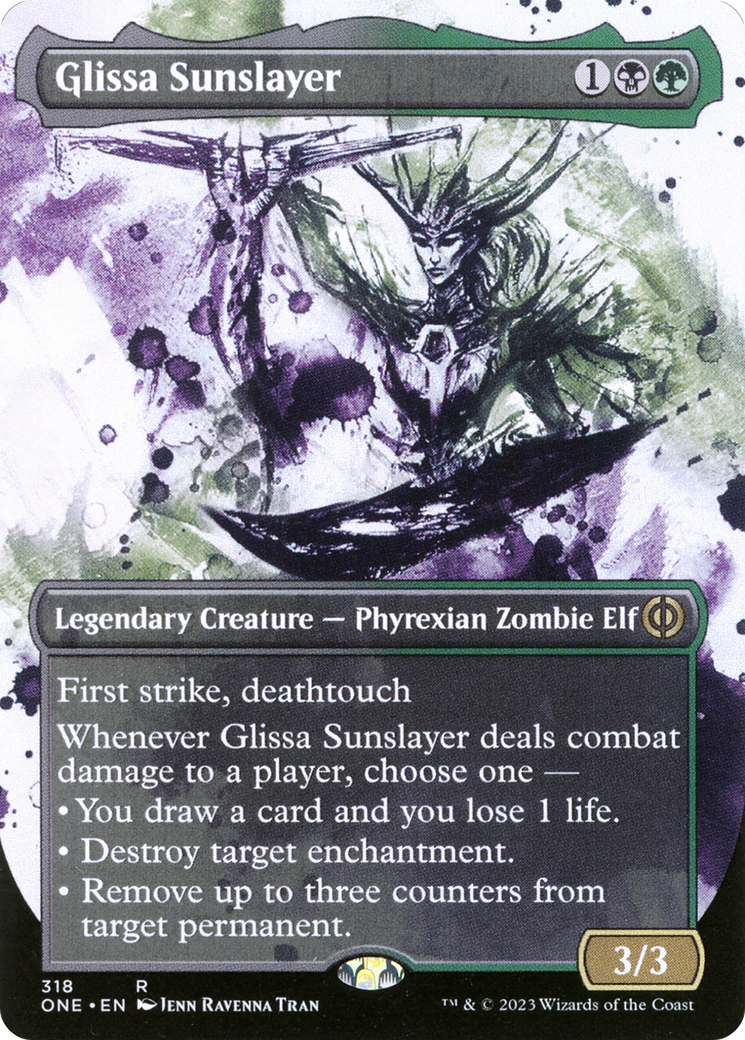 Glissa Sunslayer (Borderless Ichor) [Phyrexia: All Will Be One] | Good Games Adelaide SA