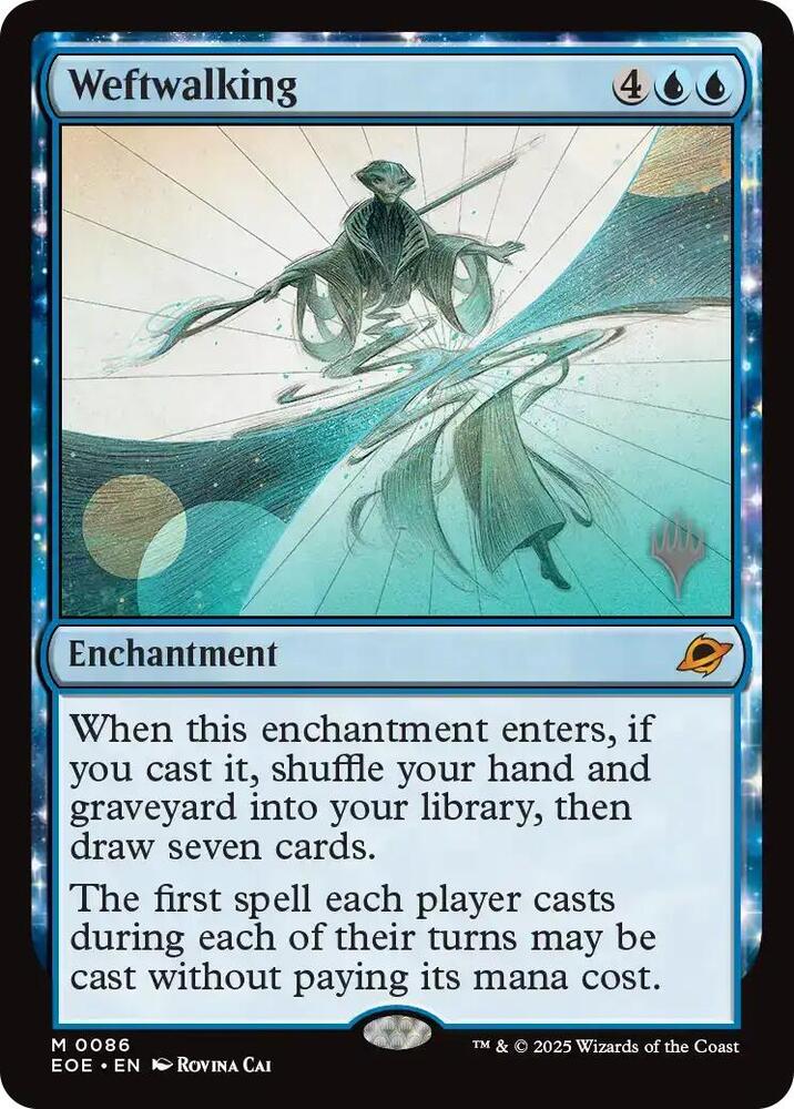 Weftwalking 86 (Promo Pack: Edge of Eternities)  - Foil | Good Games Adelaide SA