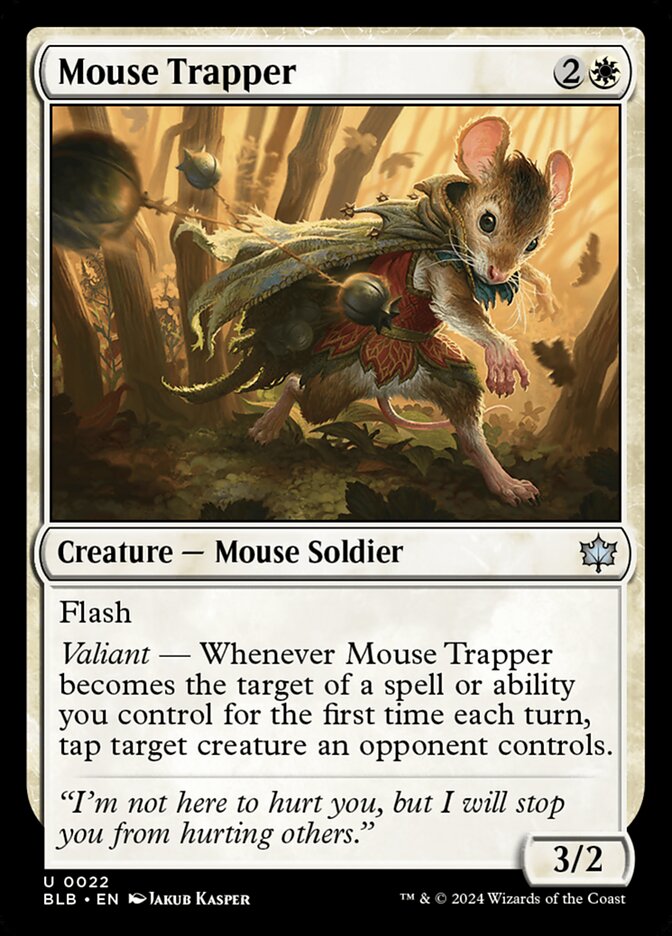 Mouse Trapper 22 (Bloomburrow)  - Foil | Good Games Adelaide SA