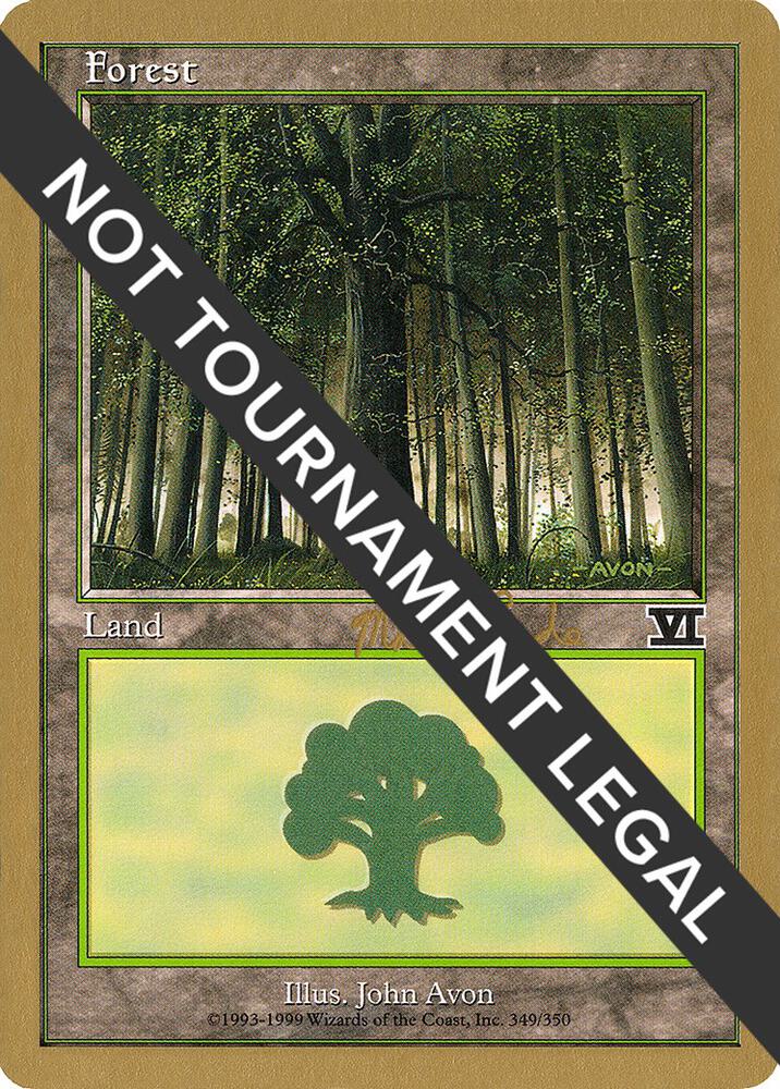 Forest 349 1999 Matt Linde 6ED  (World Championship Decks)  | Good Games Adelaide SA