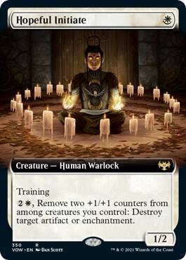 Hopeful Initiate Extended Art 350 (Innistrad: Crimson Vow)  - Foil | Good Games Adelaide SA
