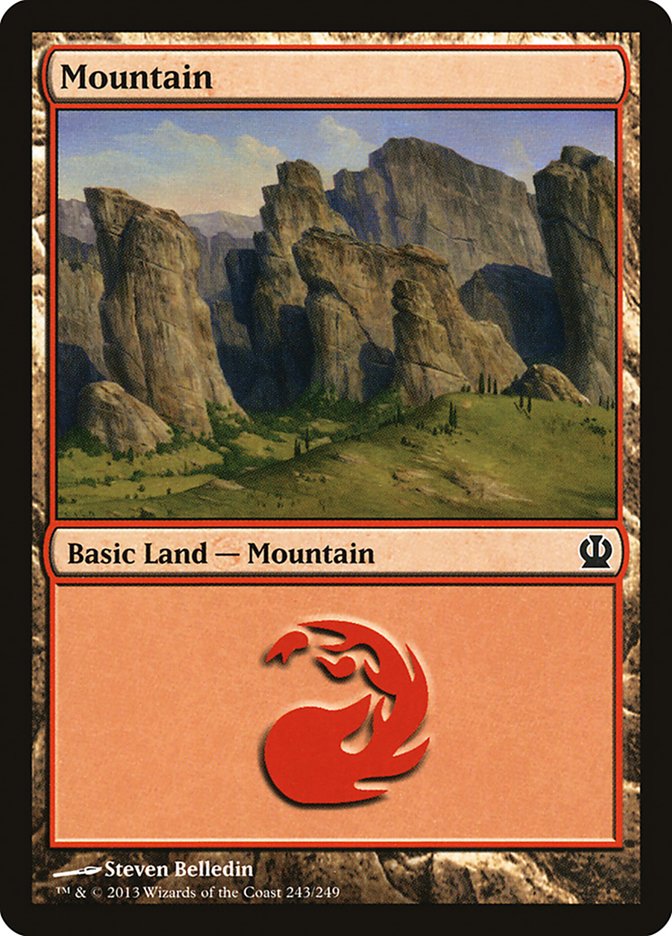 Mountain (243) [Theros] | Good Games Adelaide SA