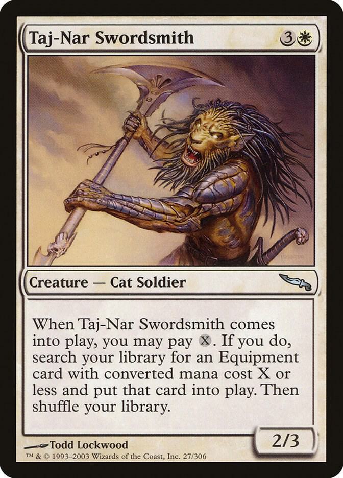 Taj-Nar Swordsmith 27 (Mirrodin)  - Foil | Good Games Adelaide SA