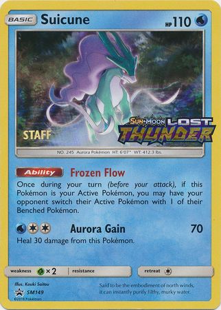Suicune (SM149) (Staff Prerelease Promo) [Sun & Moon: Black Star Promos] | Good Games Adelaide SA