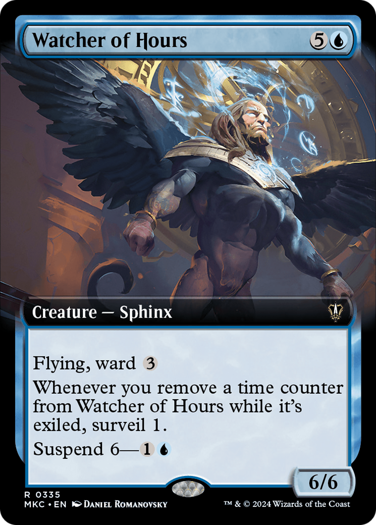 Watcher of Hours (Extended Art) [Murders at Karlov Manor Commander] | Good Games Adelaide SA