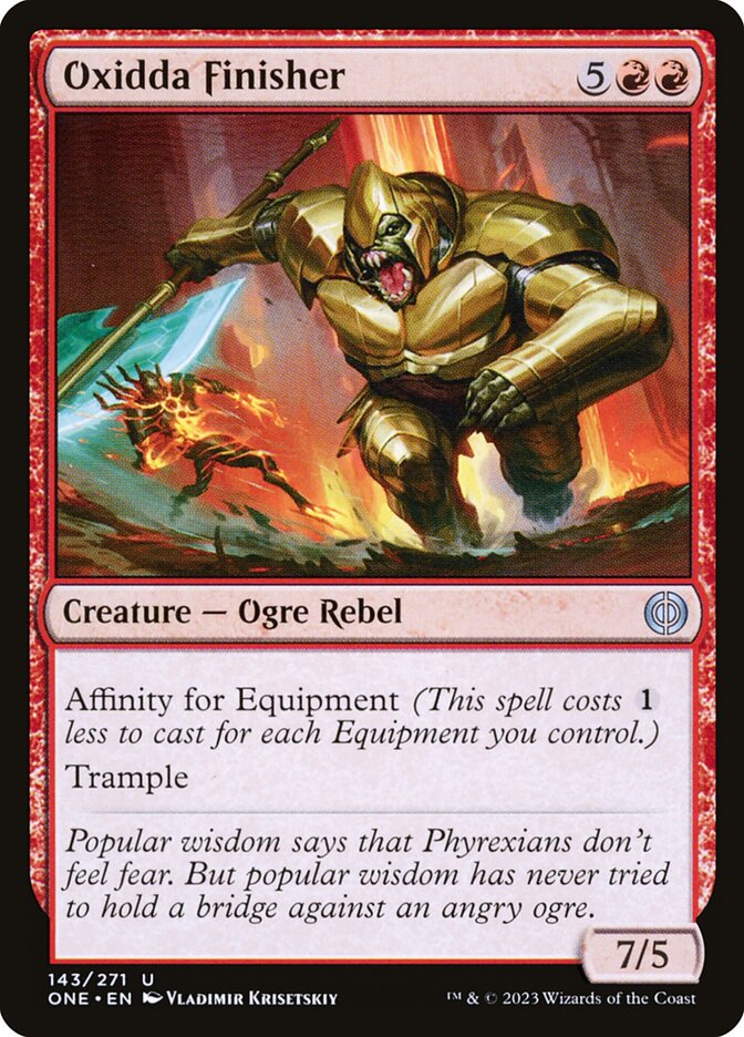 Oxidda Finisher 143 (Phyrexia: All Will Be One)  - Foil | Good Games Adelaide SA