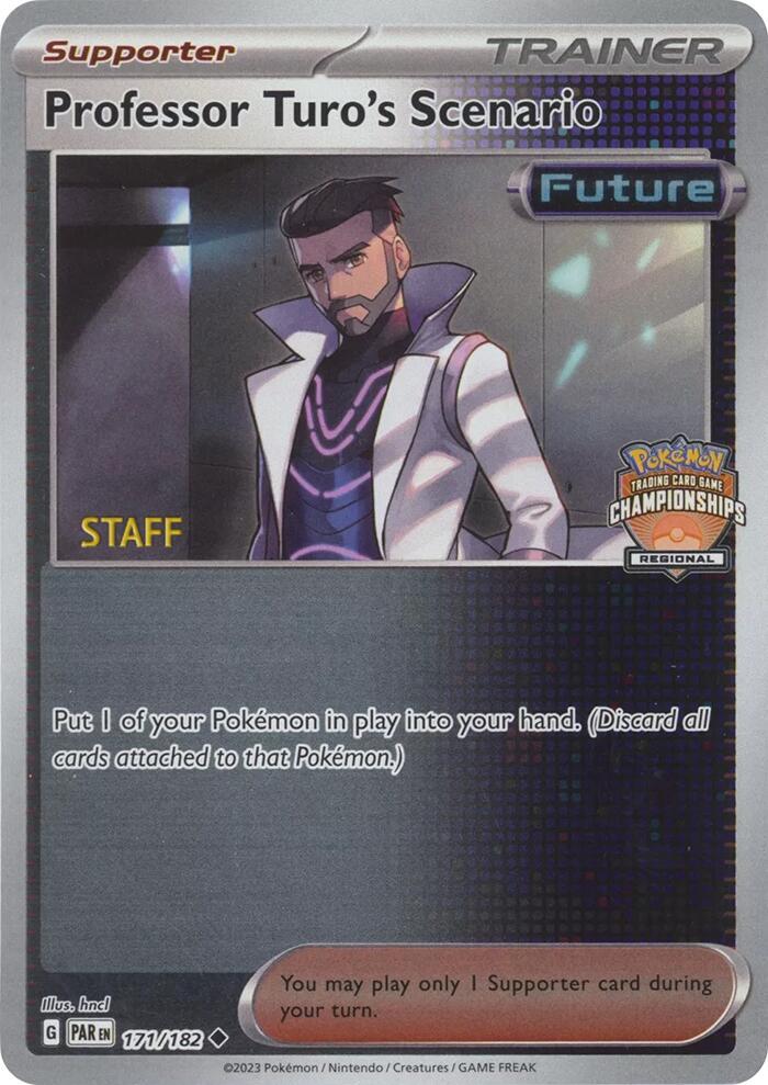 Professor Turo's Scenario Regional Championships Staff 177/182 (League & Championship Cards)  - Reverse Holofoil | Good Games Adelaide SA