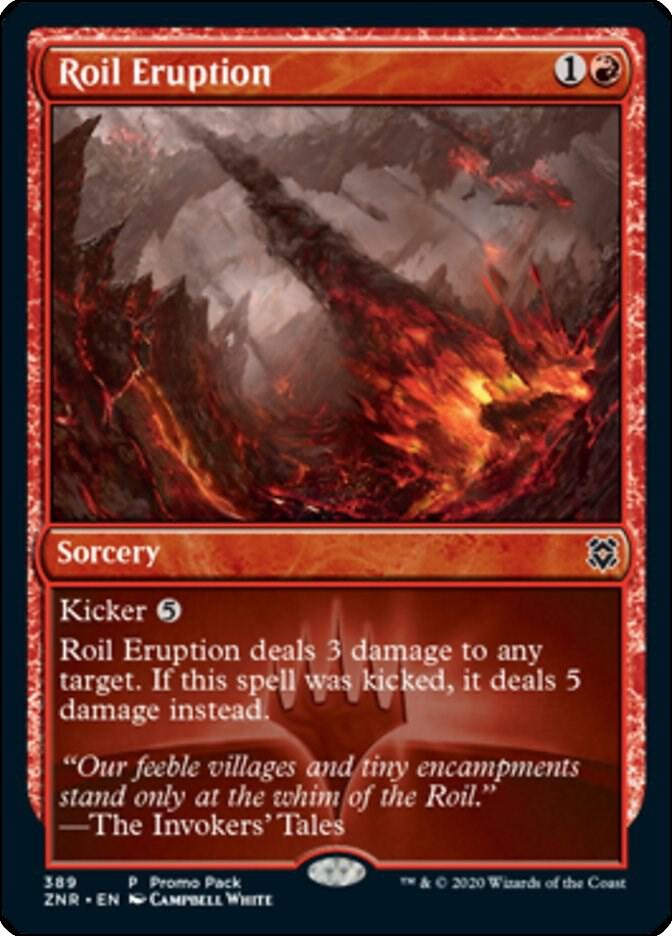 Roil Eruption 389 (Promo Pack: Zendikar Rising)  - Foil | Good Games Adelaide SA