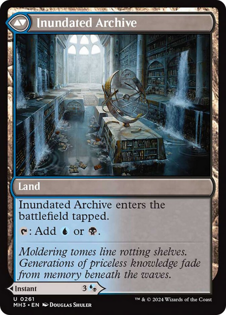 Waterlogged Teachings //Inundated Archive [Modern Horizons 3] | Good Games Adelaide SA