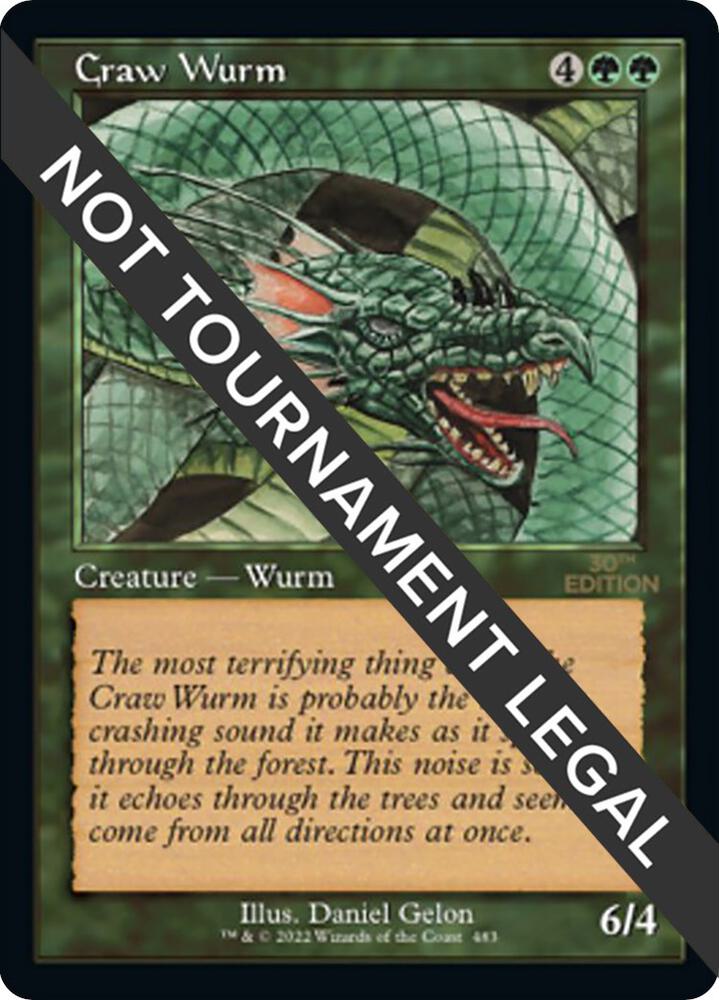 Craw Wurm Retro Frame 483/594 (30th Anniversary Edition)  | Good Games Adelaide SA