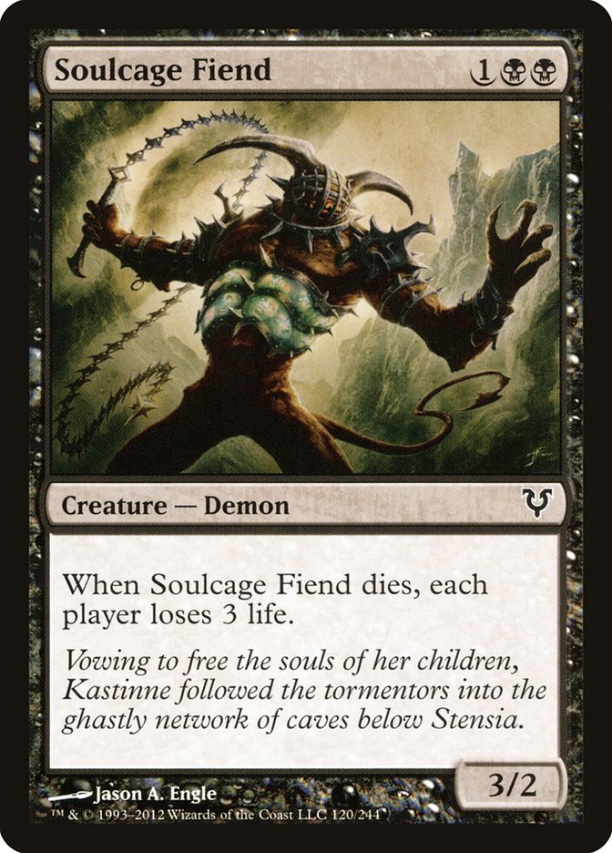 Soulcage Fiend [Avacyn Restored] | Good Games Adelaide SA