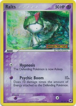 Ralts (60/101) (Stamped) [EX: Dragon Frontiers] | Good Games Adelaide SA