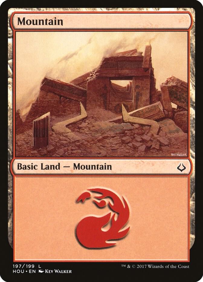 Mountain 197 (Hour of Devastation)  - Foil | Good Games Adelaide SA